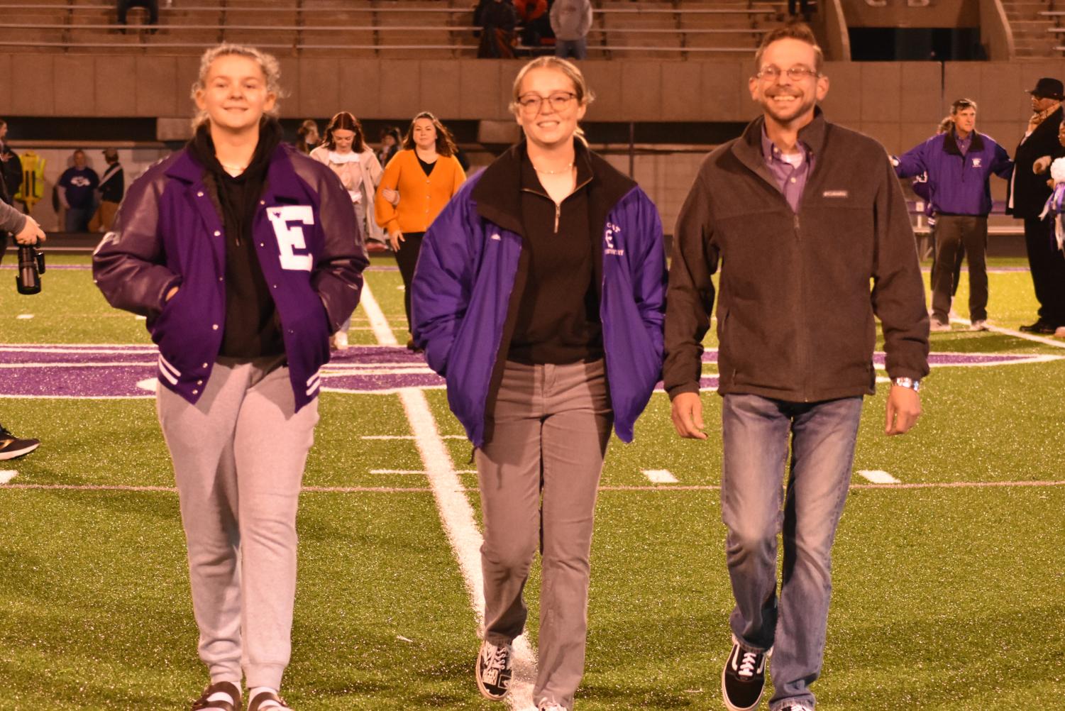 Seniors Walk The Field For Senior Night Before The Football Game Against Searcy