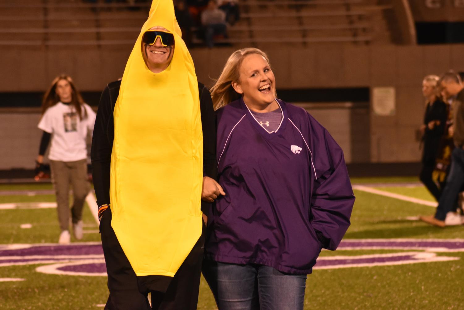 Seniors Walk The Field For Senior Night Before The Football Game Against Searcy