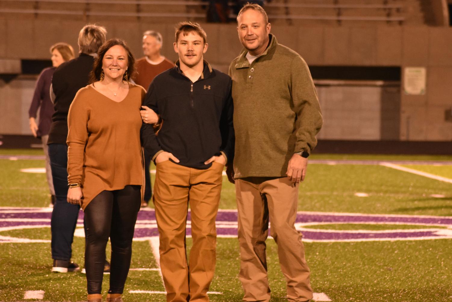 Seniors Walk The Field For Senior Night Before The Football Game Against Searcy