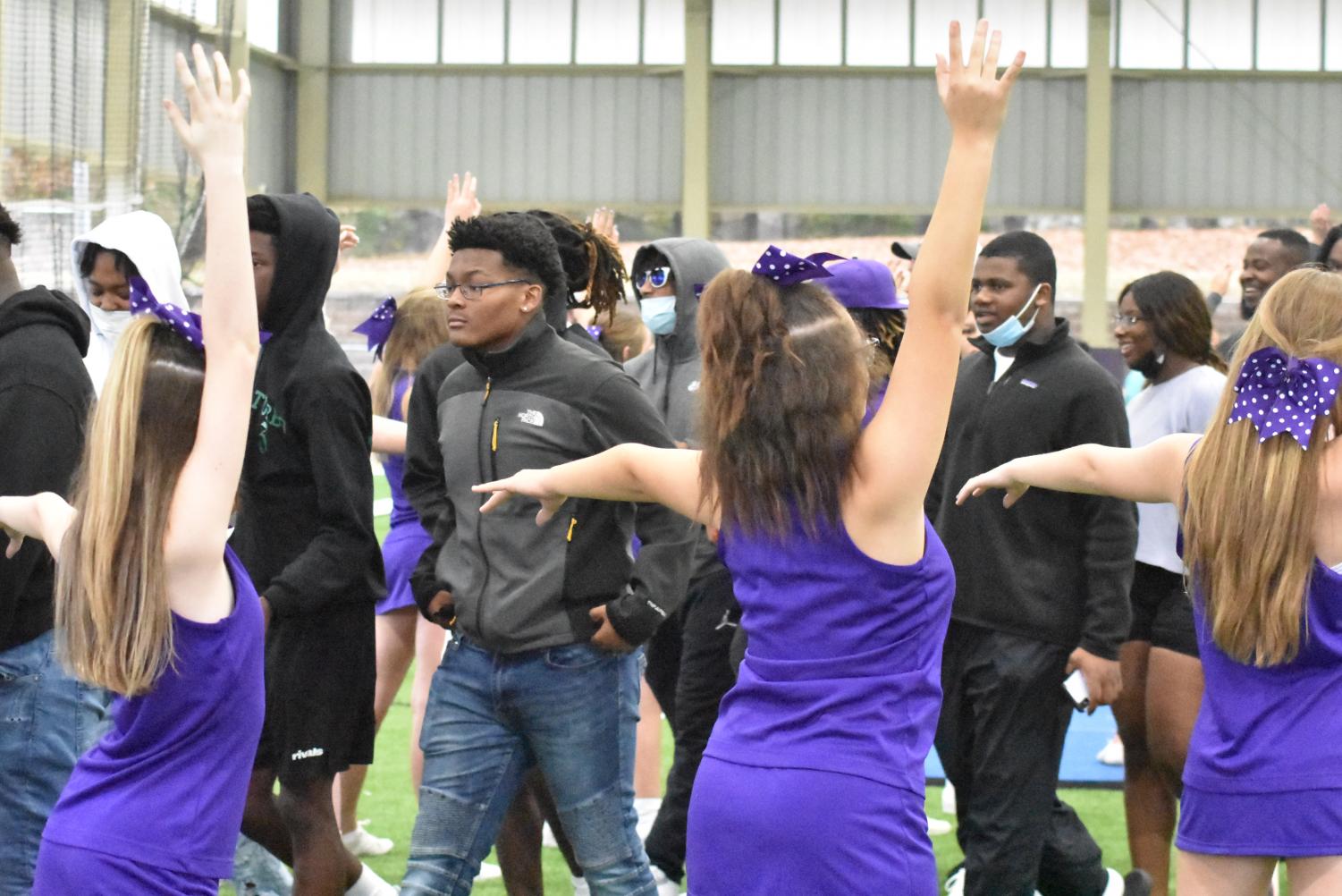 EHS Held a Pep-Rally Before the State Championship Football Game